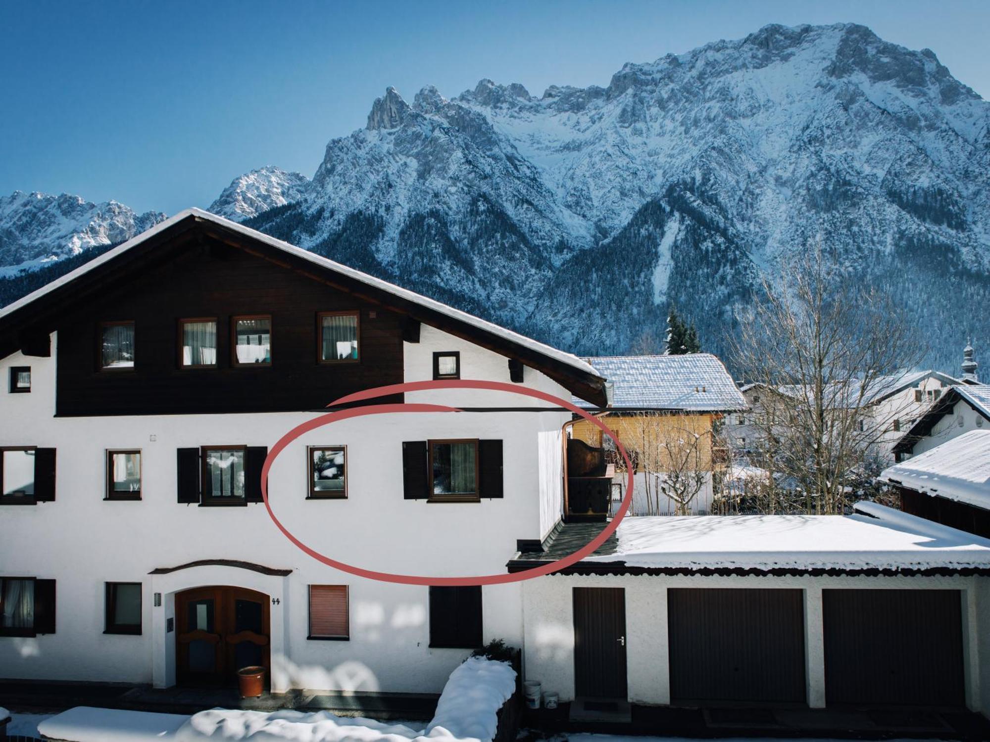 Die Karwendelsuite - 5 Sterne Fewo Mit Bestem Bergblick, Zentrumsnah & Ruhig Gelegen, Familienfreundlich Mittenwald Exteriör bild