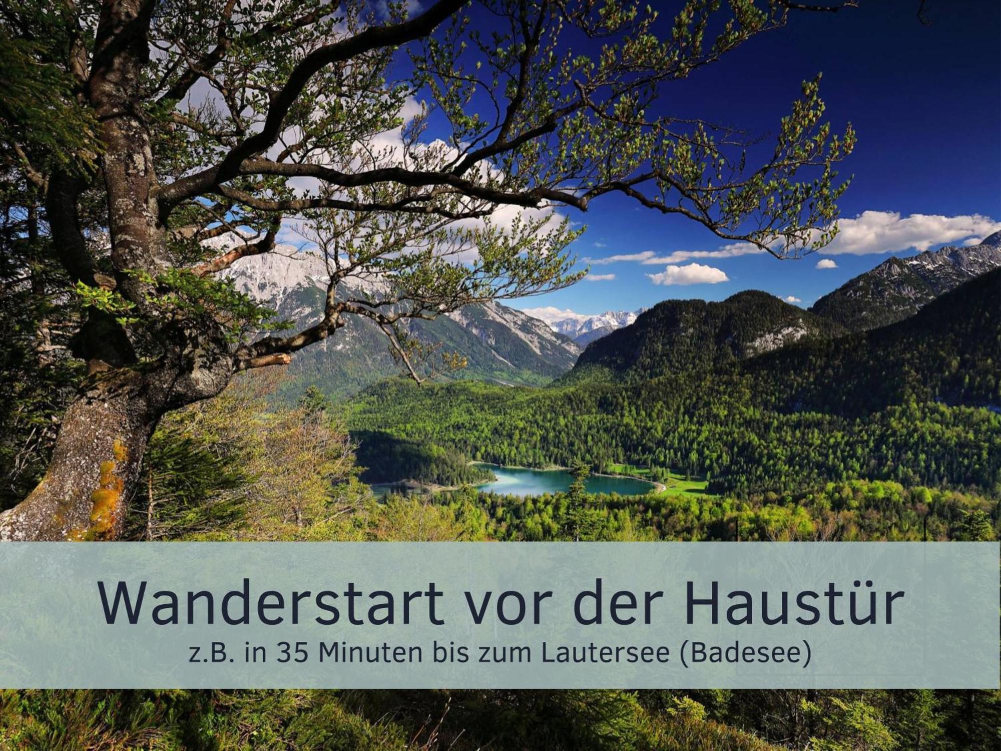 Die Karwendelsuite - 5 Sterne Fewo Mit Bestem Bergblick, Zentrumsnah & Ruhig Gelegen, Familienfreundlich Mittenwald Exteriör bild